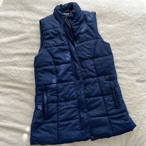 Workshop long puffer vest
